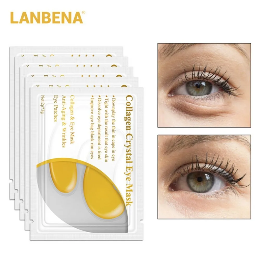 

1pair Collagen Protein Eye Mask Eye Patches Removal Dark Circle Anti-Aging Anti-wrinkle Moisturizing Facial Firming Eye Care New