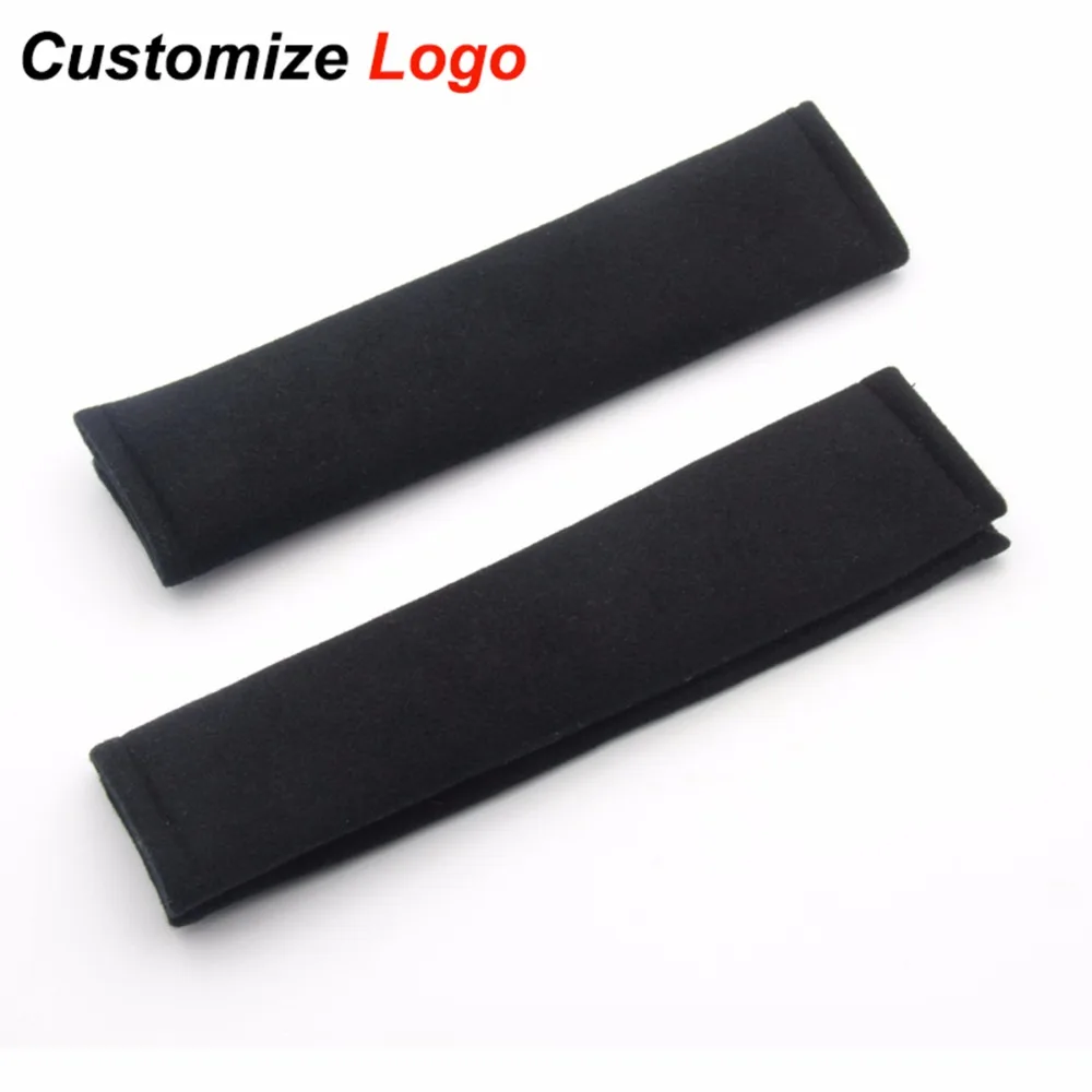 

Wholesale Car Seat Belt Shoulders Pad Truck Cushion Cover for RALLIART LOTUS LINCOLN MUGEN POWER REAL MADRID FC Free shipping
