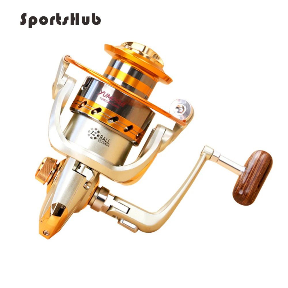 

SPORTSHUB 1000-9000 Series Bearing:12 Metal Spinning Fishing Reels Fly Wheel Fishing Tool Accessories FT0084