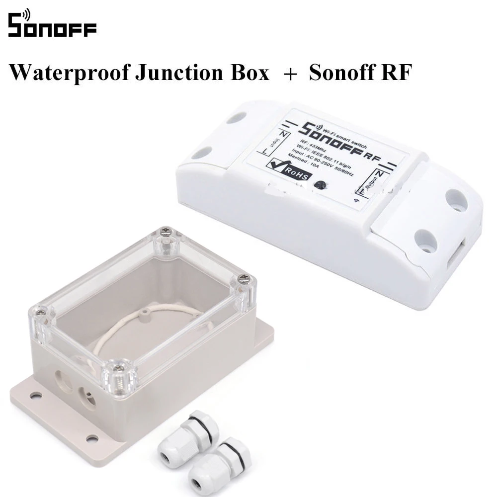 Sonoff IP66 водонепроницаемый чехол для Sonoff Basic/RF/Dual/Pow/TH16/G1 умный дом автоматизация