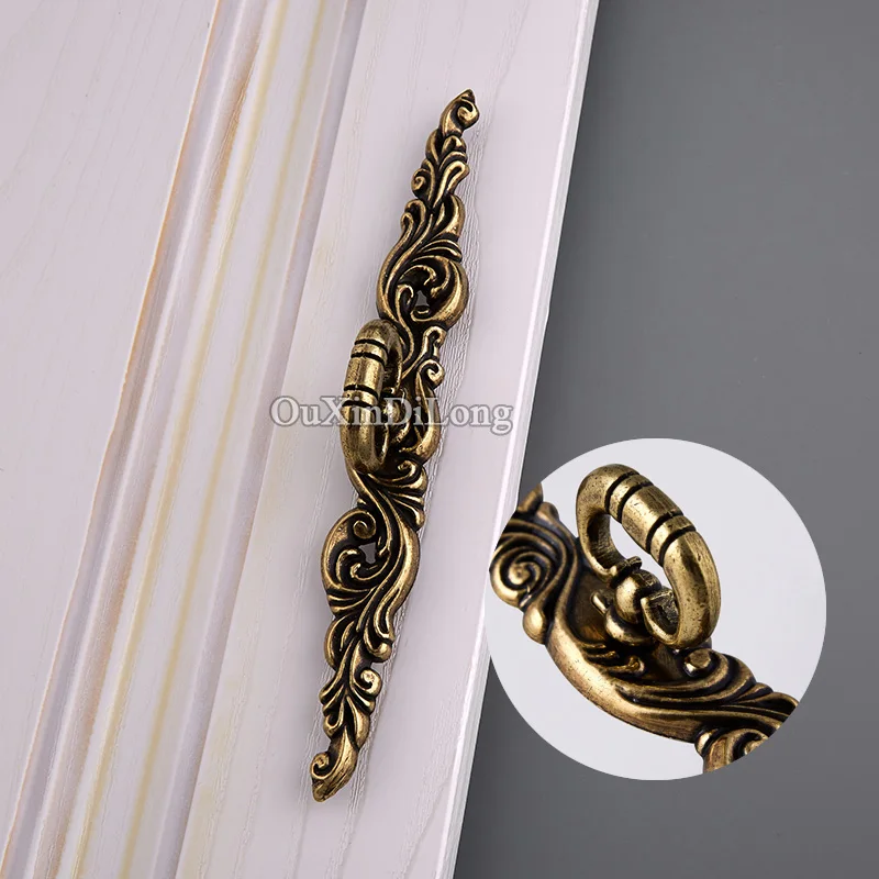 Retro 2PCS European Antique Kitchen Cabinet Door Handles Cupboard Wardrobe Drawer TV Wine Cabinet Pulls Handles and Knobs Retro 2PCS European Antique Kitchen Cabinet Door Handles Cupboard Wardrobe Drawer TV Wine Cabinet Pulls Handles and Knobs