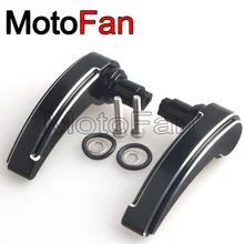 Скошенная подсидельная мотоциклетная сумка крышка подъемник защелки рычаги рукоятка для Harley Davidson Touring Road King CVO Limited FLHTKSE FLHX