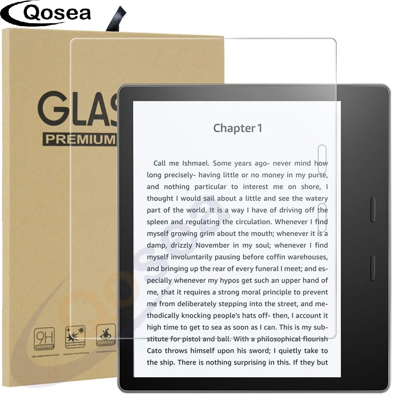 Qosea 2017 New Tempered Glass For Kindle Oasis Screen Protector 9H