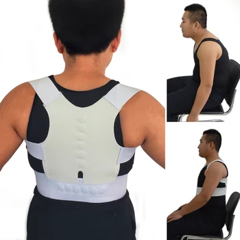 

Unisex Health XXL size Posture Corrector Tourmaline Belt Correcteur Posture For The Back Adjustable Magnetic Back Shoulder