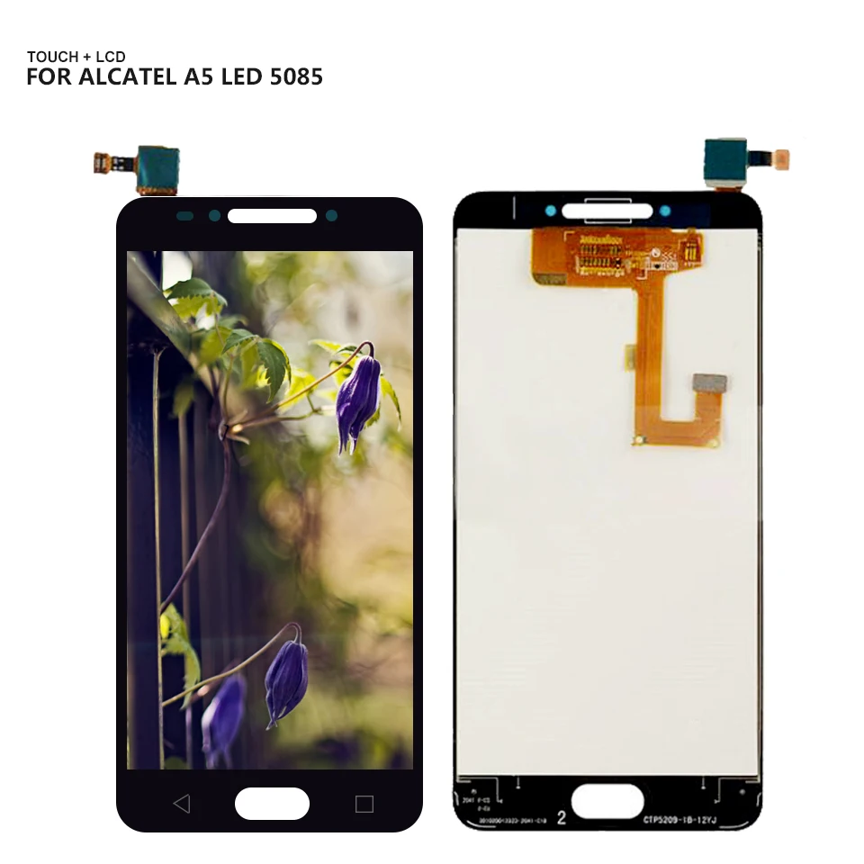 

For Alcatel A5 LED 5085q 5085x 5085o 5085n 5085 5085y 5085d LCD Display Digitizer Screen Touch Panel Glass Sensor Assembly