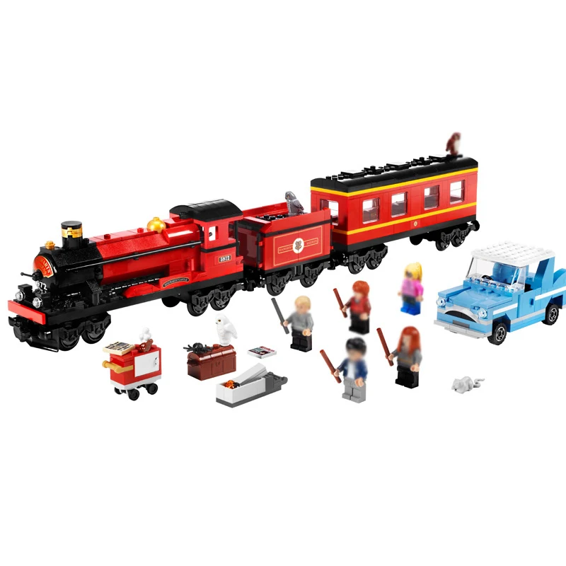 

724Pcs The Hogwart's Express Harry Series Train Building Block 4841 Creative Toys For Children Christmas Gift Legoings 16031