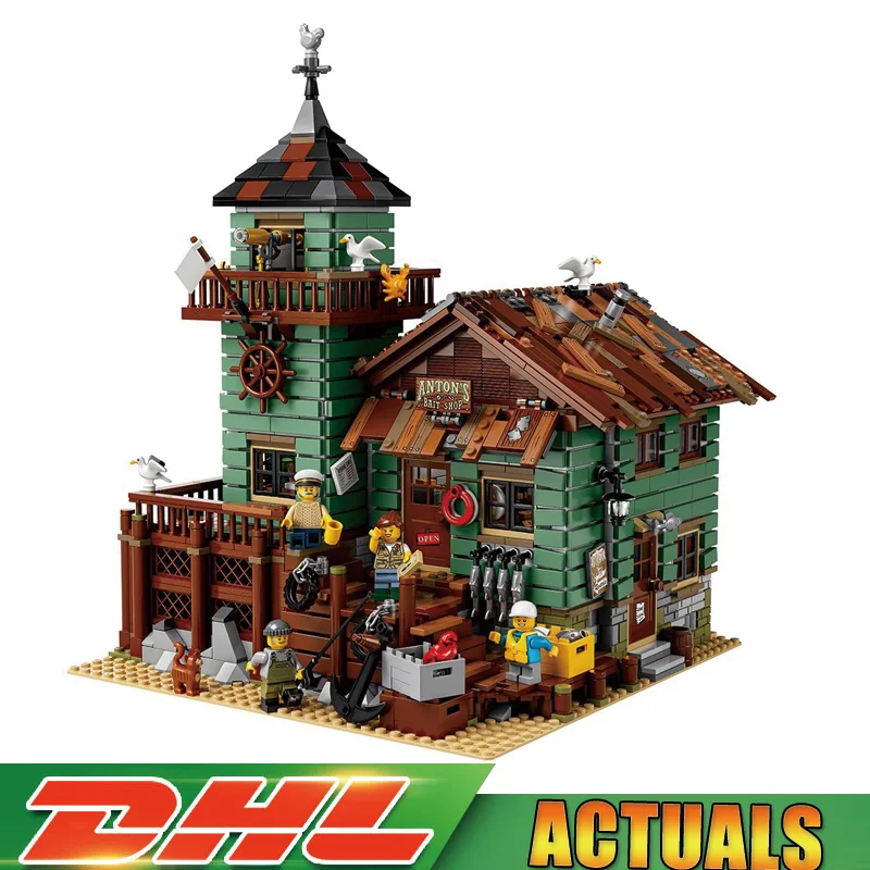 

DHL Lepin 16050 2294Pcs MOC Series The Old Finishing Store Set LegoINGLY 21310 Building Blocks Bricks Christmas Gift for Kid