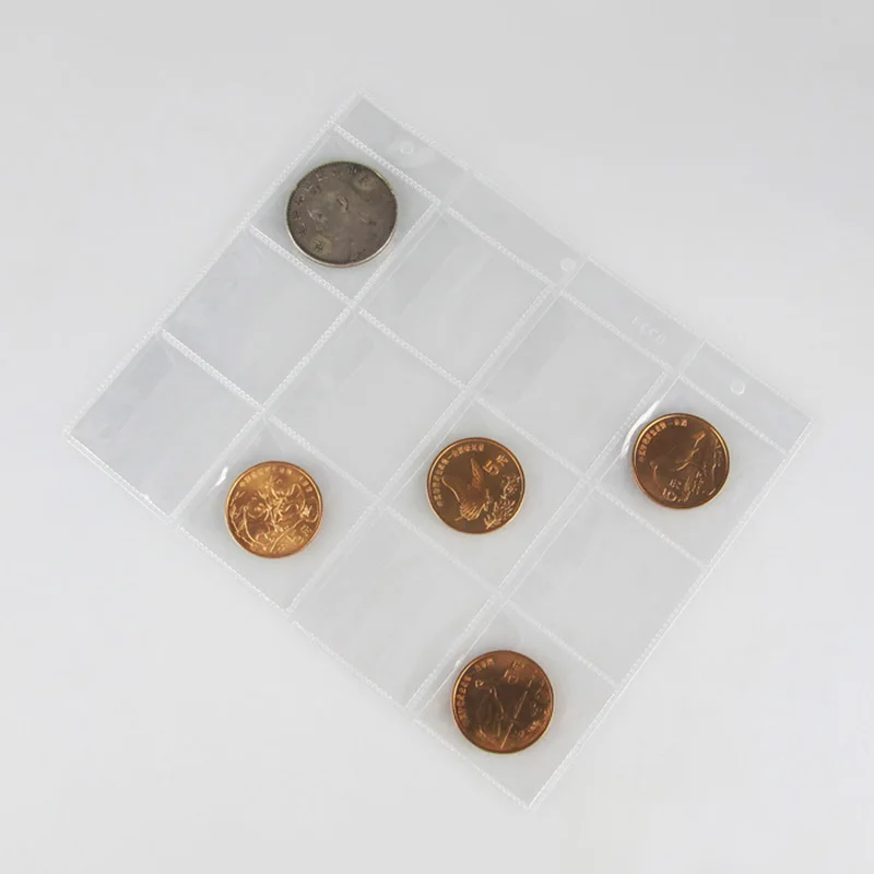 3 Hole PCCB-MINGT MICRO.V0.5 leather empty coin album Commemorative Coin Collection