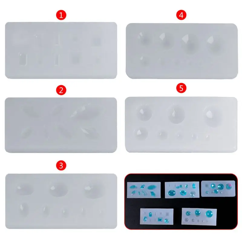 

Silicone Mold DIY Epoxy Resin Crafts Jewelry Making Tool Geometric Handmade Mini