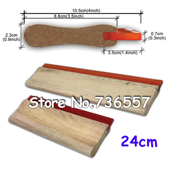 24cm Oiliness Squeegee 75 Durometer screen printing squeegee screen