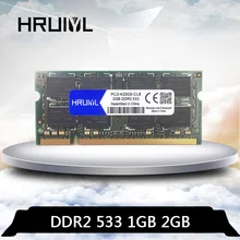 HRUIYL DDR2 1 Гб 2 Гб PC2-4200S DDR 2 533 МГц 1G 2G PC2 4200 533 МГц Sodimm ноутбук Память ram Memoria DIMM