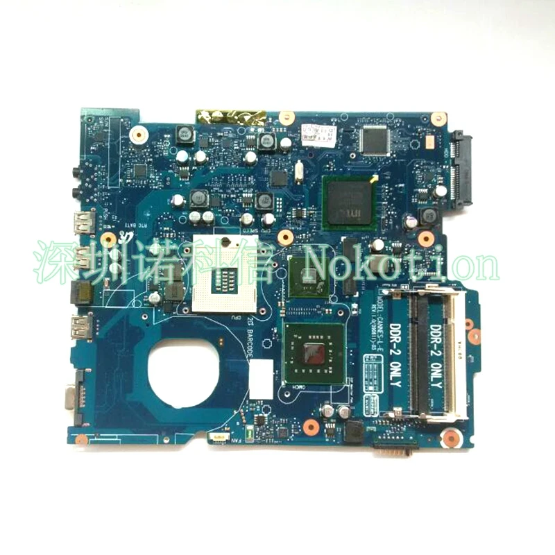 NOKOTION BA92-05835A BA92-05835B BA41-01106A For samsung R719 laptop motherboard CANNES-L-E PM45 DDR2 Free CPU nokotion laptop motherboard ba41 01181a for samsung r425 mainboard ba92 06034a ba92 06034b hd5145 512mb ddr2 tested