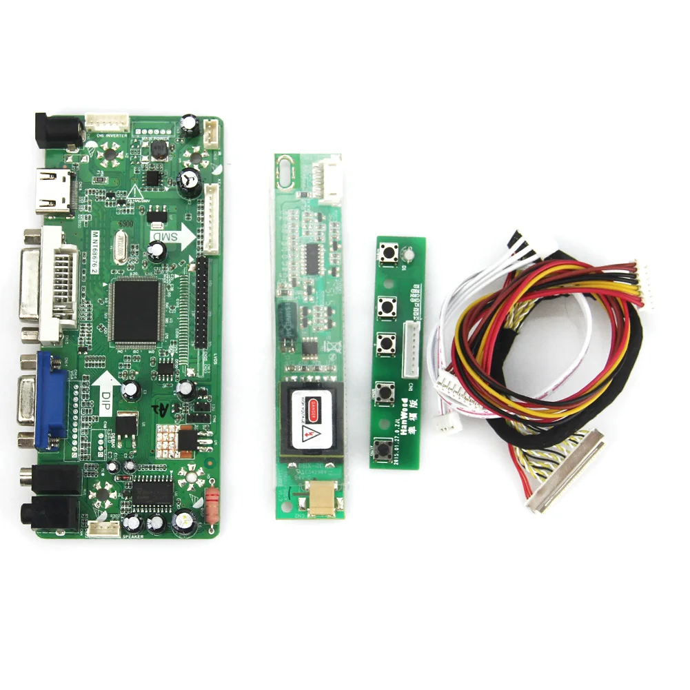 

LCD/LED Controller Driver Board M.NT68676 (HDMI+VGA+DVI+Audio) for LTN170WX-L05 LP171W01 1440*900