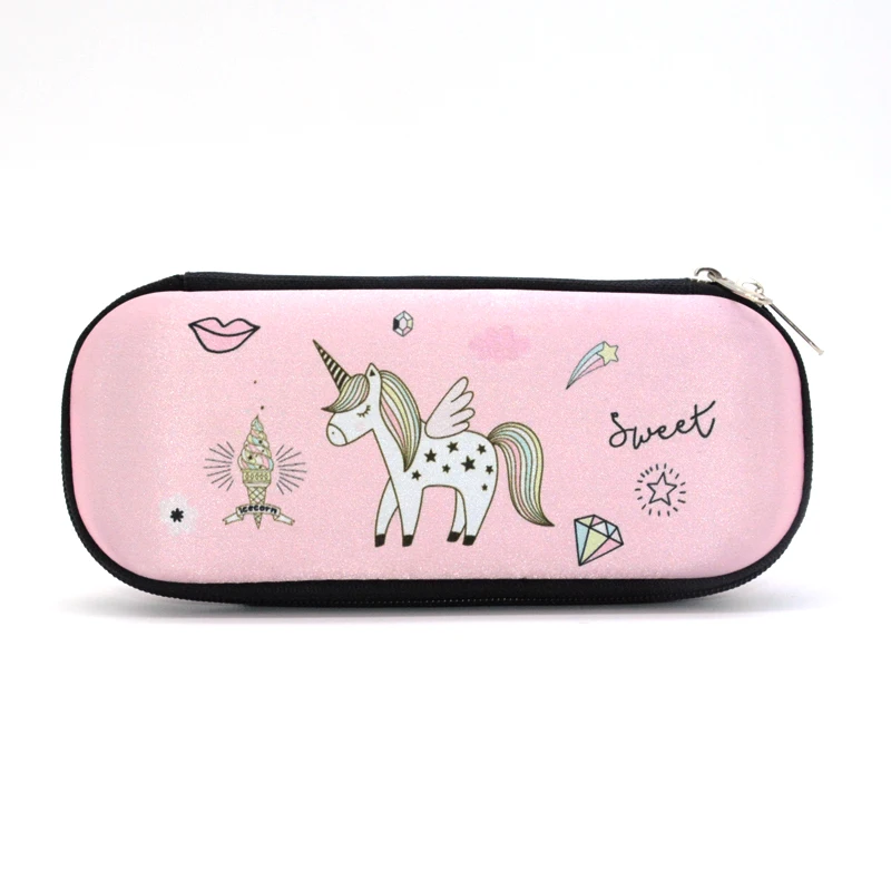 Пенал с единорогом kawaii school etui trousse scolaire cartuchera para lapiceras estuche escolares kalem kutusu