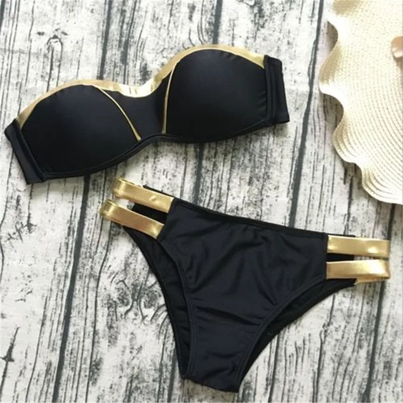 

Women's Sexy New Style Hot Sale Push up Padded Bra Bandage Bikini Set Swimsuit Triangle Swimwear Bathing g