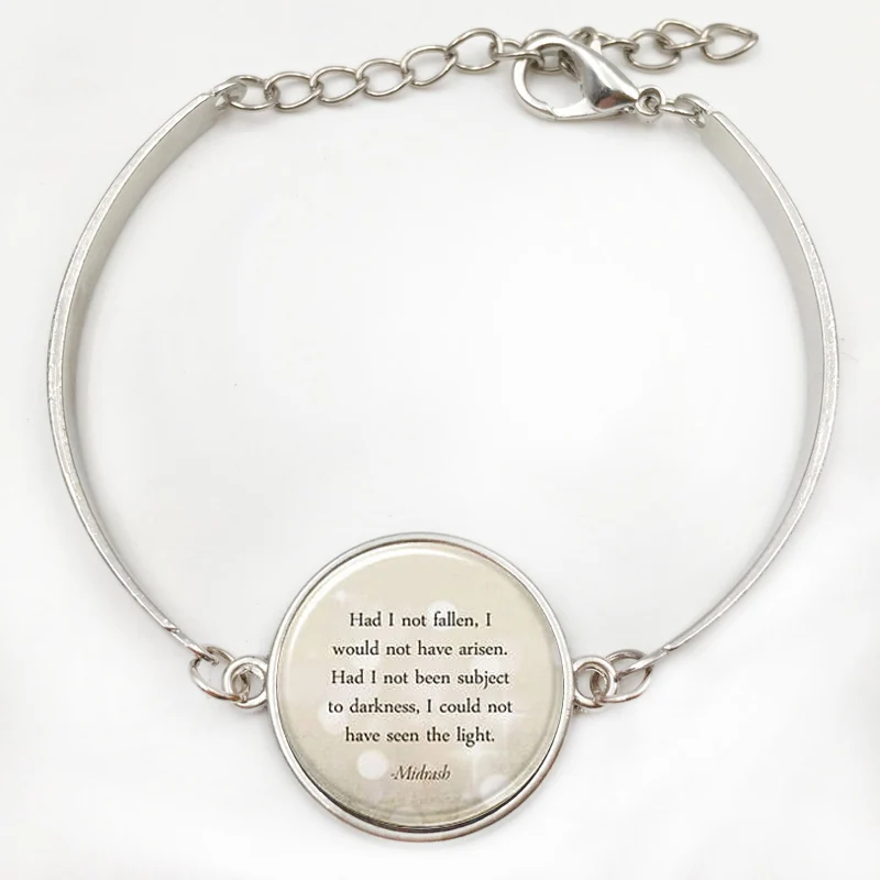 Стимпанк вдохновляющая Цитата Midrash иврит раньше ожерелье 1 шт. слот мужские