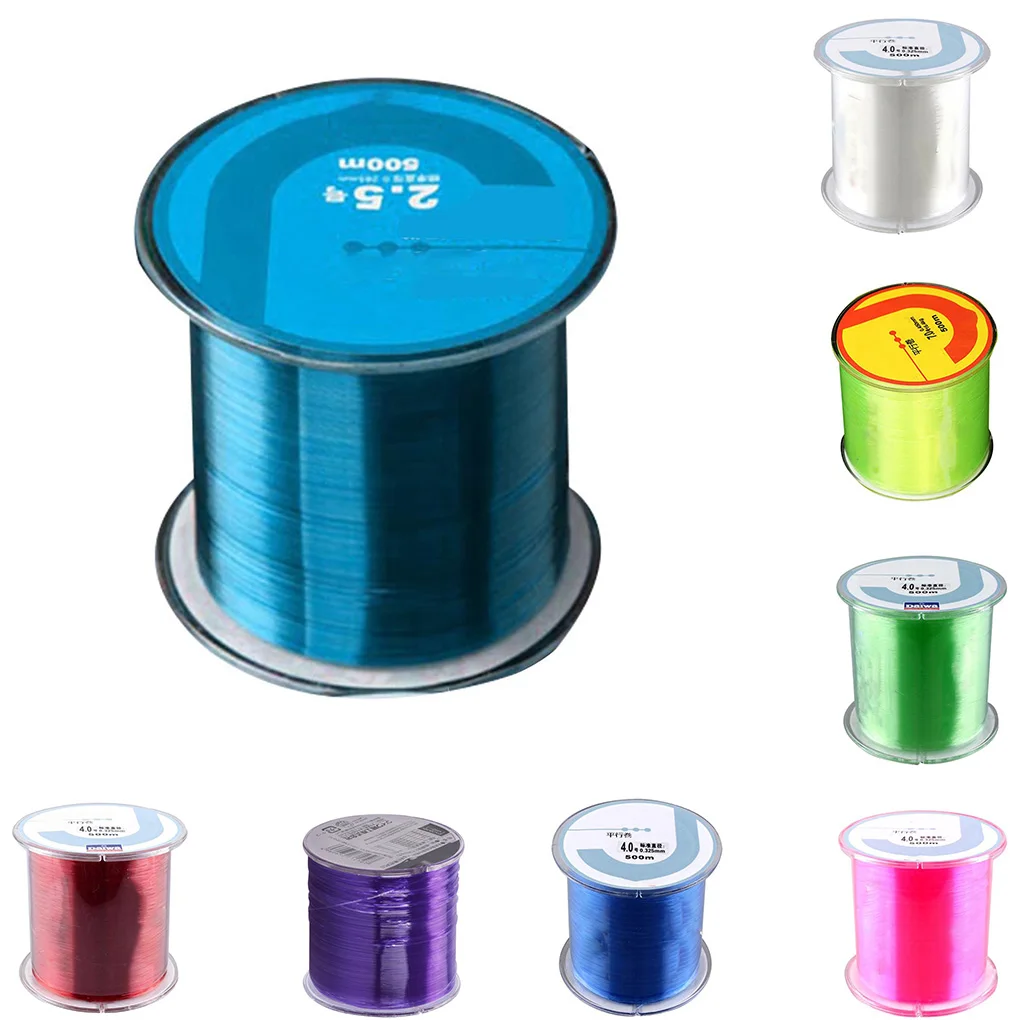 

elenxs Nylon Line Strong Nylon Fishing Line 500M Monofilament Line Japan Material Fishline Carp Fishing Supplies