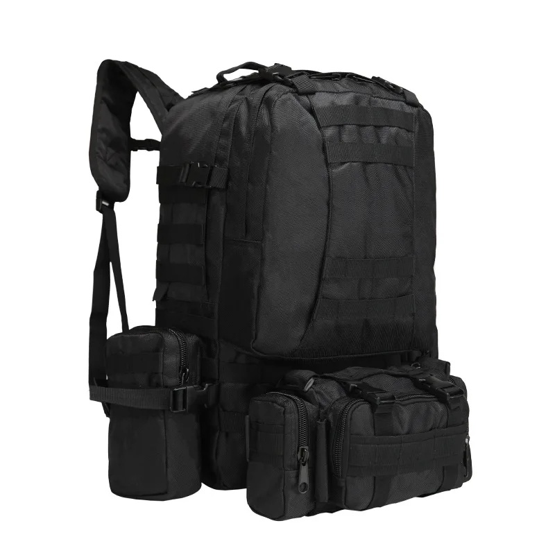 50л уличный Военный Тактический Рюкзак Molle, спортивная сумка, походные дорожные сумки, водонепроницаемые Рюкзаки для пеших прогулок 800D - Цвет: A08-1
