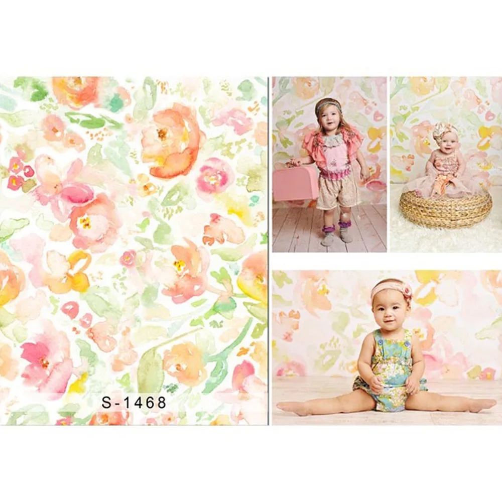 

Oil Painting Floral Backdrop for Photography Newborn Baby Photoshoot Props Back Drops Kids Children Photo Studio Backgrounds