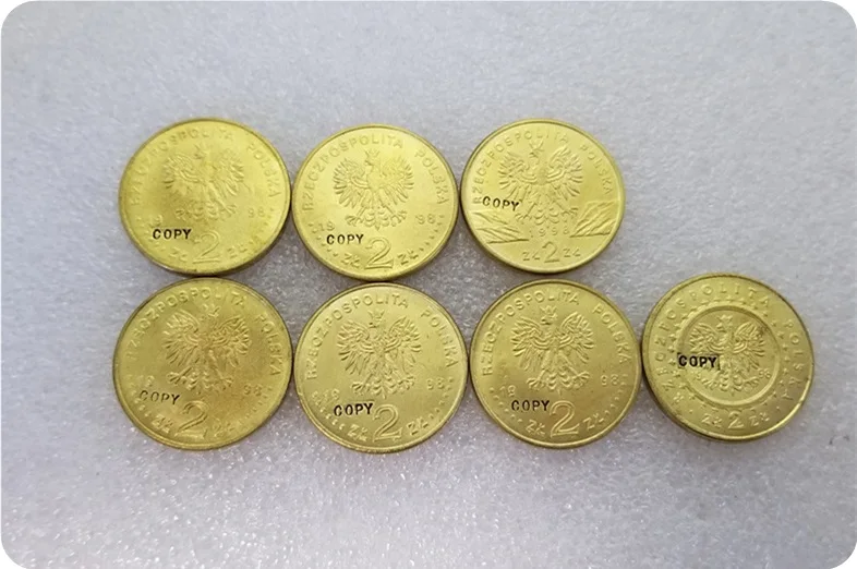 1998 польский nordic 2 ZL копия монет