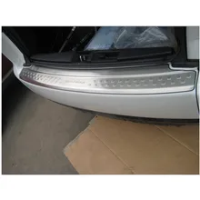 High-quality stainless steel Rear Bumper Protector Door Sill Plate For Mitsubishi Outlander EX Evolution X 2008-2011,Car styling