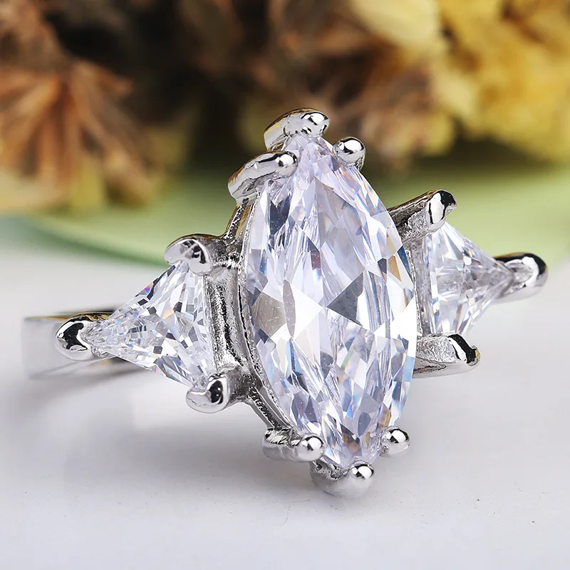 2018 Новое поступление Модные украшения свадебные Обручение кольца для Для женщин