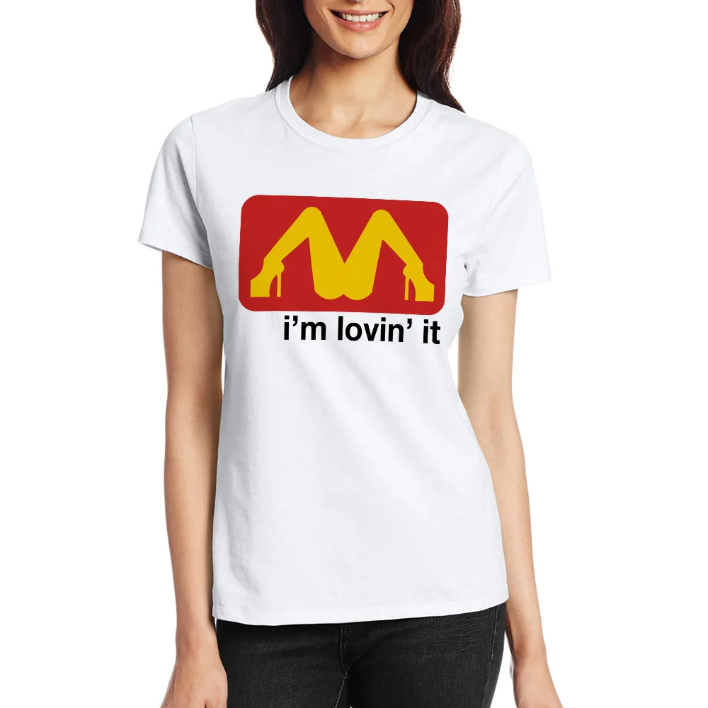 M Loving It футболка Повседневная Поп Рок футболка брендовый дизайн панк для женщин и мужчин Топ