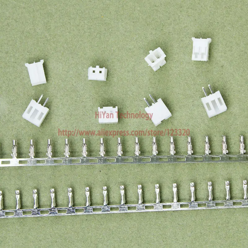 (Компл./лот 100) PH2.0 2 P 2Pin 180 градусов разъем шаг: мм 2,0 мм булавки заголовок + терминал корпус PH2.0-2P