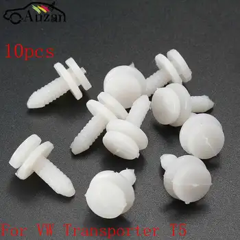 

10Pcs Car Insert Fasteners Trim Cover Clips Set For Volkswagen /VW Transport T5 Mk5