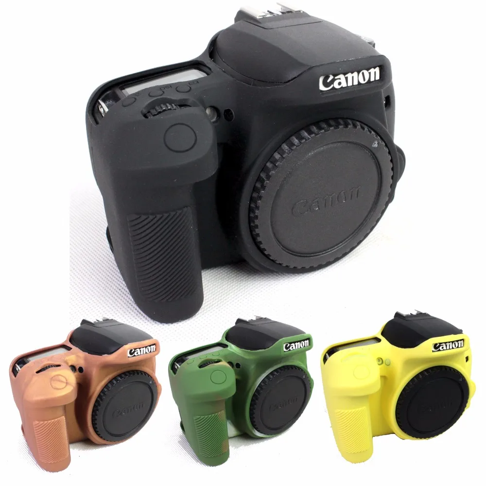 

High Quality Soft Silicone Rubber Camera Protective Body Cover Case For Canon 77D Silicone Camera Bag Lens Bag Soft Neoprene