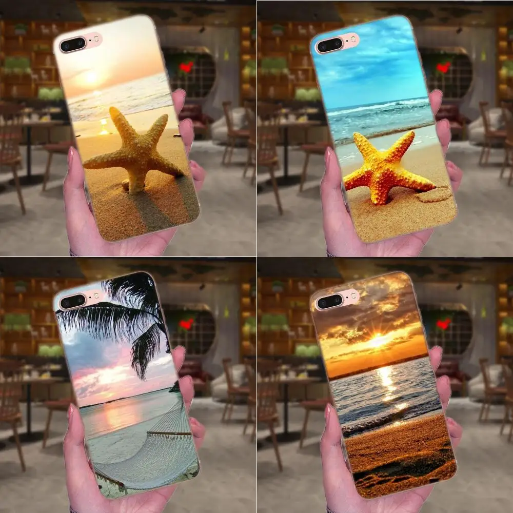 

Summer Sea Sky Sandy Beach Tree Aloha Starfish For Galaxy Grand Alpha G850 Core2 Prime S2 I9082 A3 A5 A7 On5 On7 2015 2016 2017