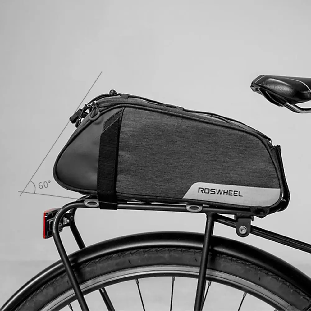 Excellent 8L 300D Polyester Bag For MTB Bike Bicycle Saddle Bags Bike Bag Rear Seat Rack Trunk Storage Case Pouch For Luggage Carrier S3 0