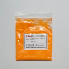 Флуоресцентный порошок, флуоресцентный пигмент, полировка для ногтей, Деталь: HLP-8005, цвет: оранжевый G, 1 лот = 100g, широко используется