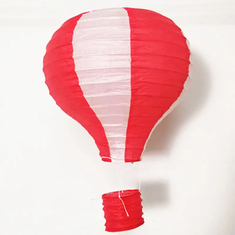 1 шт. 14 дюймов 35 см многоцветный воздушный шар бумажный фонарь фонарики желаний для дня рождения Свадебная вечеринка Декор подвесной фонарь s - Цвет: red white