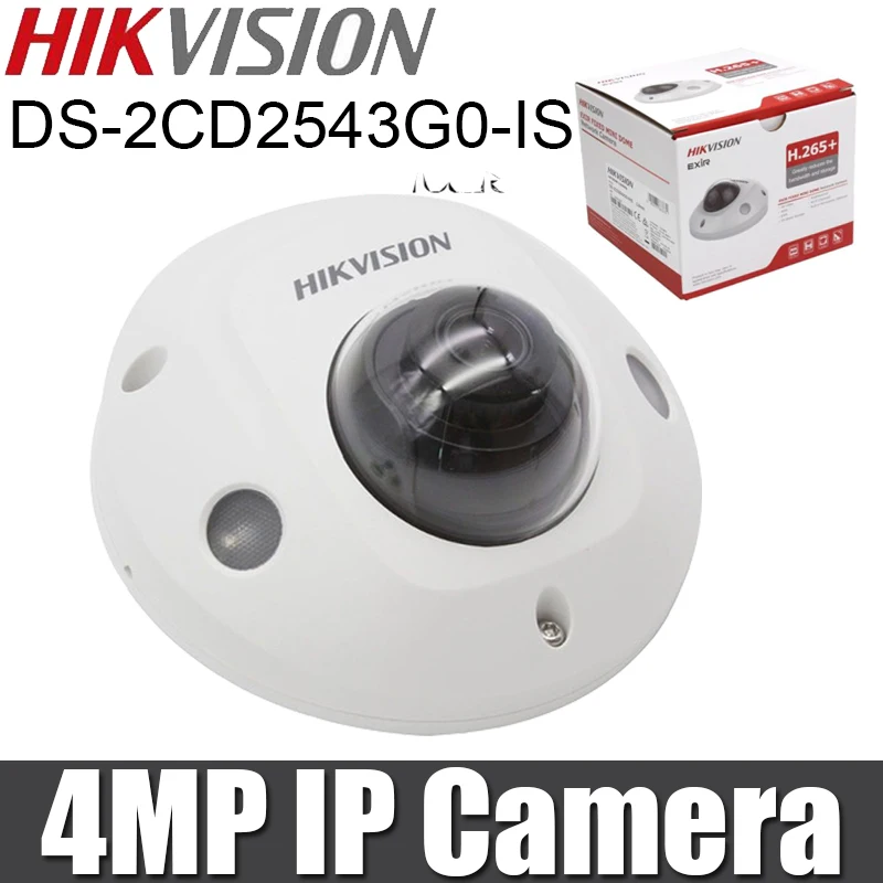 Новая камера Hikvision DS 2CD2543G0 IS 4 МП poe IP h.265 слот для SD Карты ИК 10 м английская