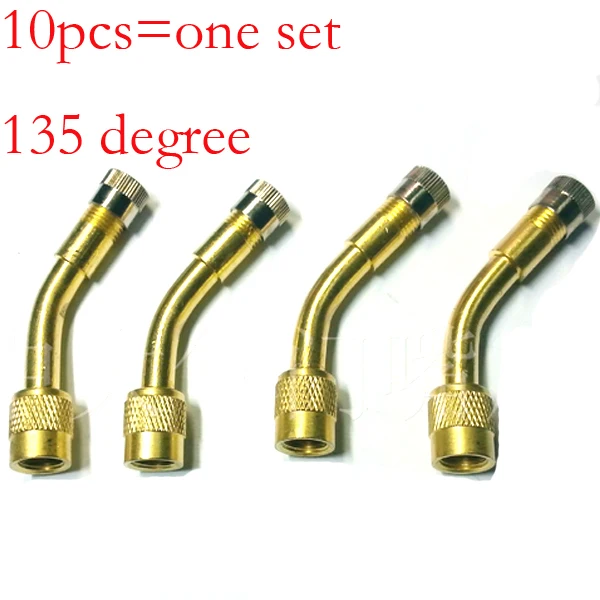 Buy 10pcs Brass Rim valve Air Tire Valve Extension 135