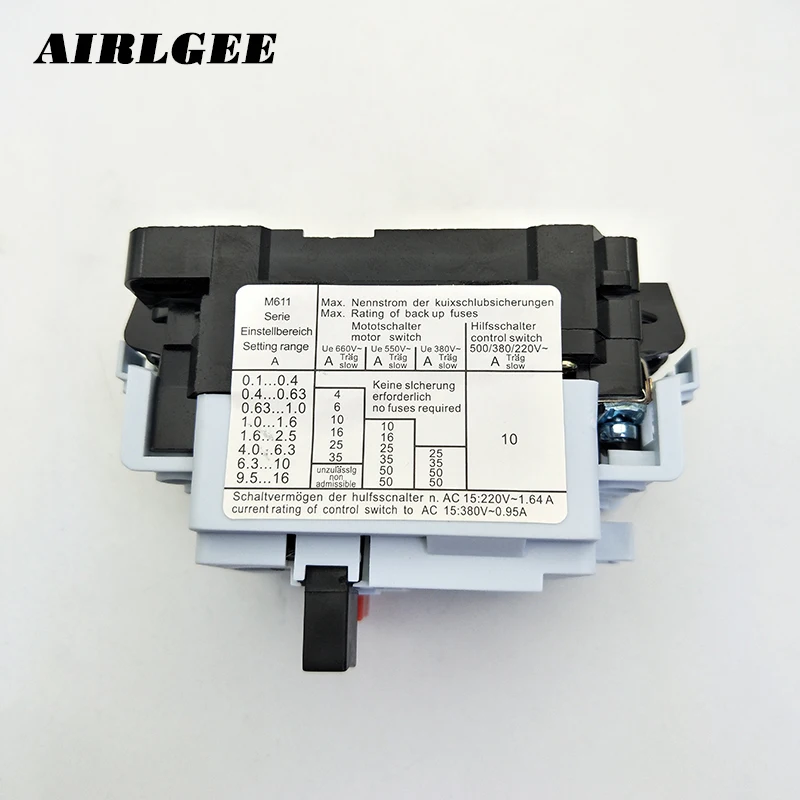 3 pole din rail interruptor de protecao do motor disjuntor 02