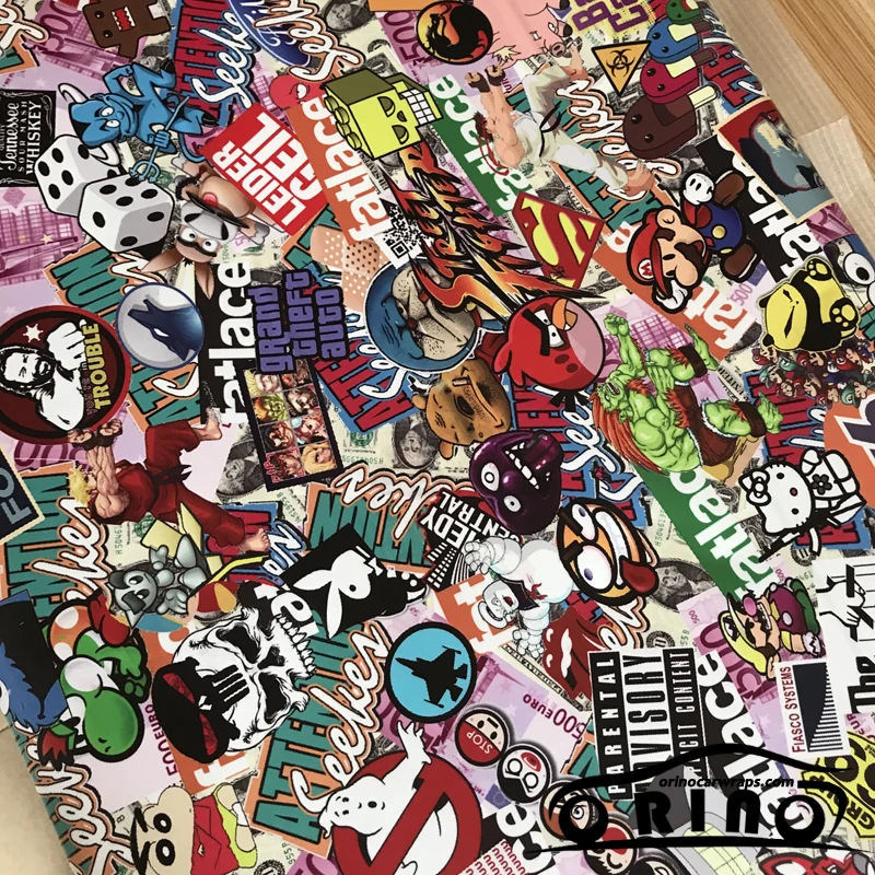 JMD Sticker Bomb Vinyl Film Wrap-25