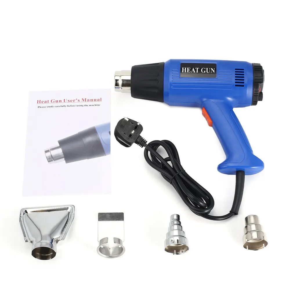 

2000W LCD Display Heat Gun Industrial Electric Hot Air Gun Thermoregulator Universal Heat Gun Shrink Wrapping Thermal Power Tool