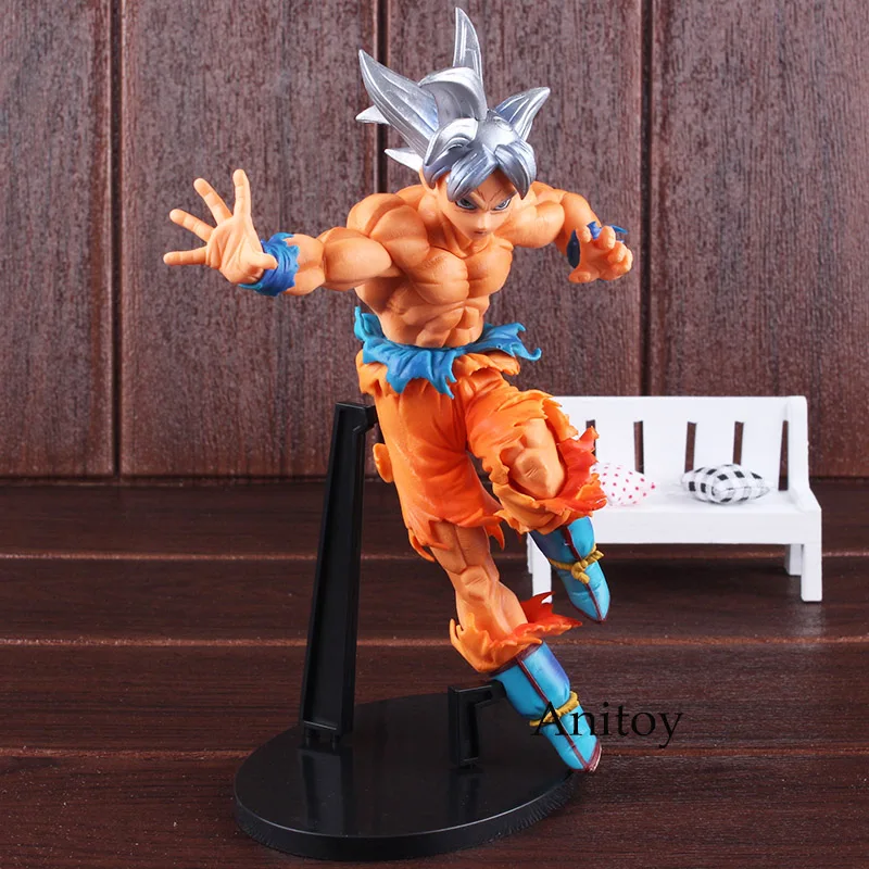 Dragon Ball Z Sliver Hair Son Goku Ultra Instinct Pvc Figure Ultra Goku