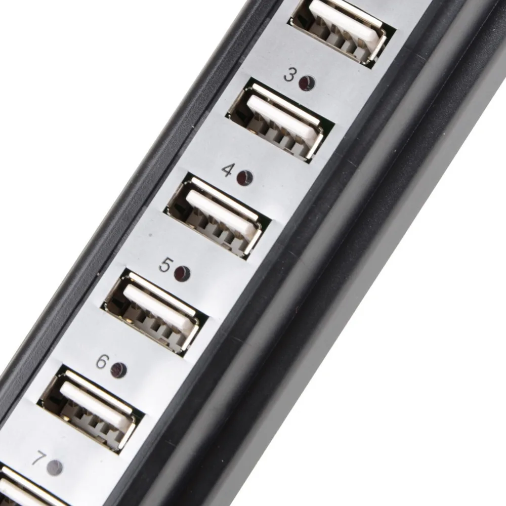 10 портов USB 2 0 HUB с питанием переменного тока периферийные устройства для