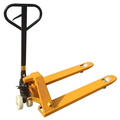 2T--3.5T nylon wheel Forklift manual hydraulic pallet truck carrier, lengthened cattle tray