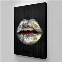 Дропшиппинг Холст HD картина мигает рот Картины Красота Макияж плакаты и принты абстрактное искусство на холсте стены домашний декор