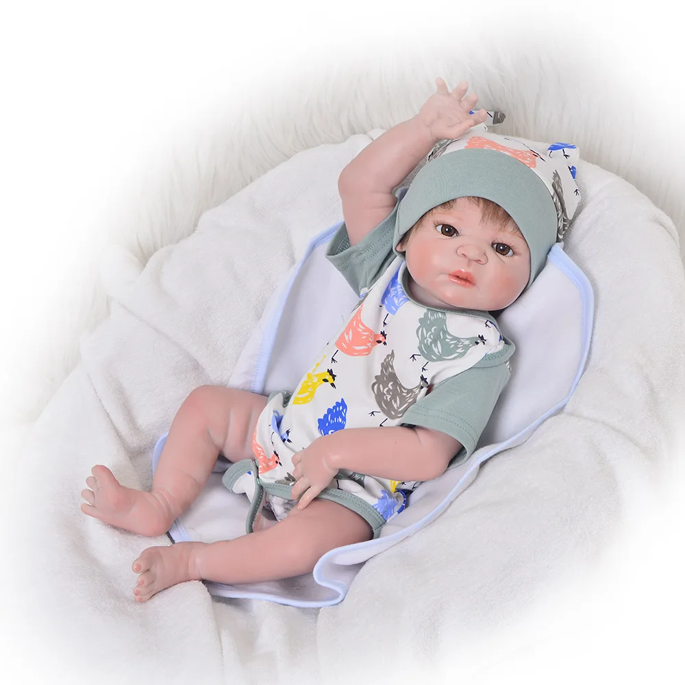 

Doll Baby Real for Boys 23 Inches Handmade Silicone Doll Reborn Complete Toys For Children Surprise Boneca Reborn Lol