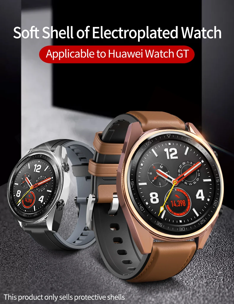 Чехол для часов для huawei Watch GT с покрытием [устойчивый к царапинам] защитный чехол-бампер