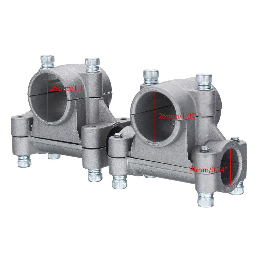 26mm/28mm Tube Handle Fix Bracket Clamp Fit For Strimmer Trimmer Brush Cutter