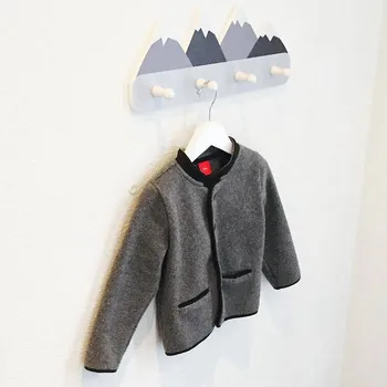 

C Nordic Wooden Mountain/Animal hook Kids Room Decorative Hook Wood Hanger For Clothes kids bedroom Ornament