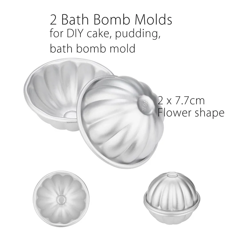 2 шт. 3D металлическая форма для бомбочек для ванн для ручной работы для бомбы для ванны форма для изготовления Формочки с лепестками Физзи DIY металлические формы инструмент для ухода за ванной