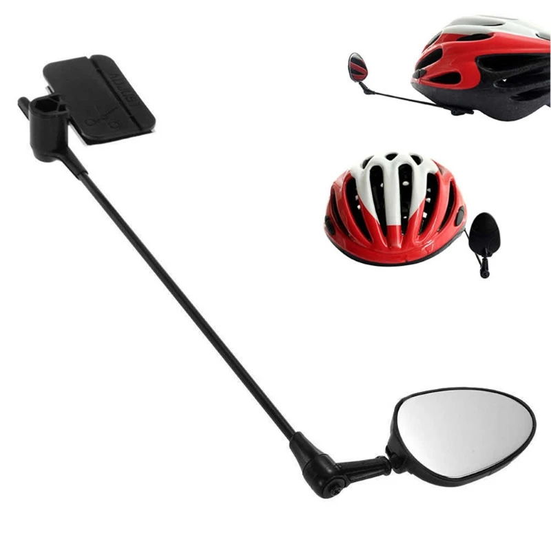 

Rotatable Bike Bicycle Cycling Safety Rear View Helmet Motorcycle Rearview Mirror New