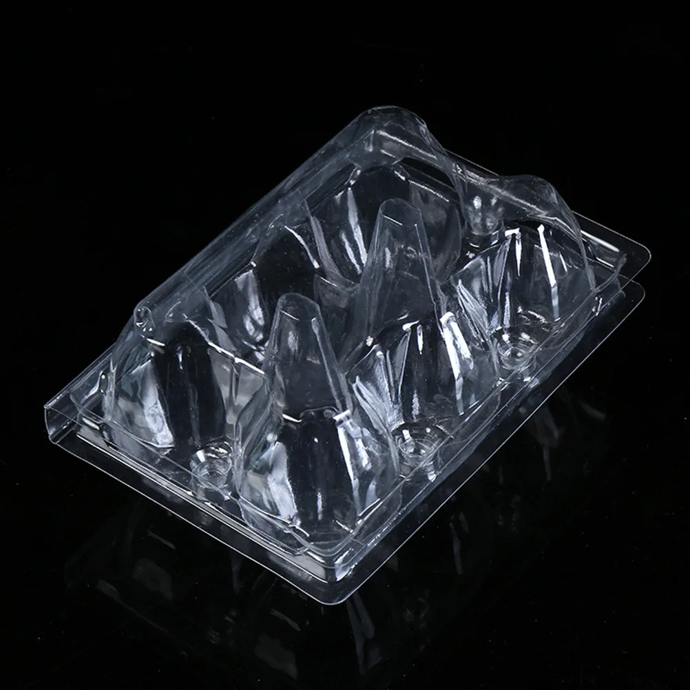 5 шт. ящик для хранения яиц Прочный 6 Сетка прозрачный пластиковый контейнер для хранения яиц держатель для холодильника кухня